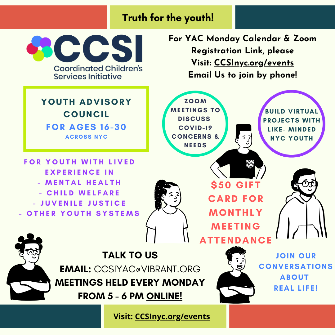 CCSI NYC YAC Flyer - Summer 2020